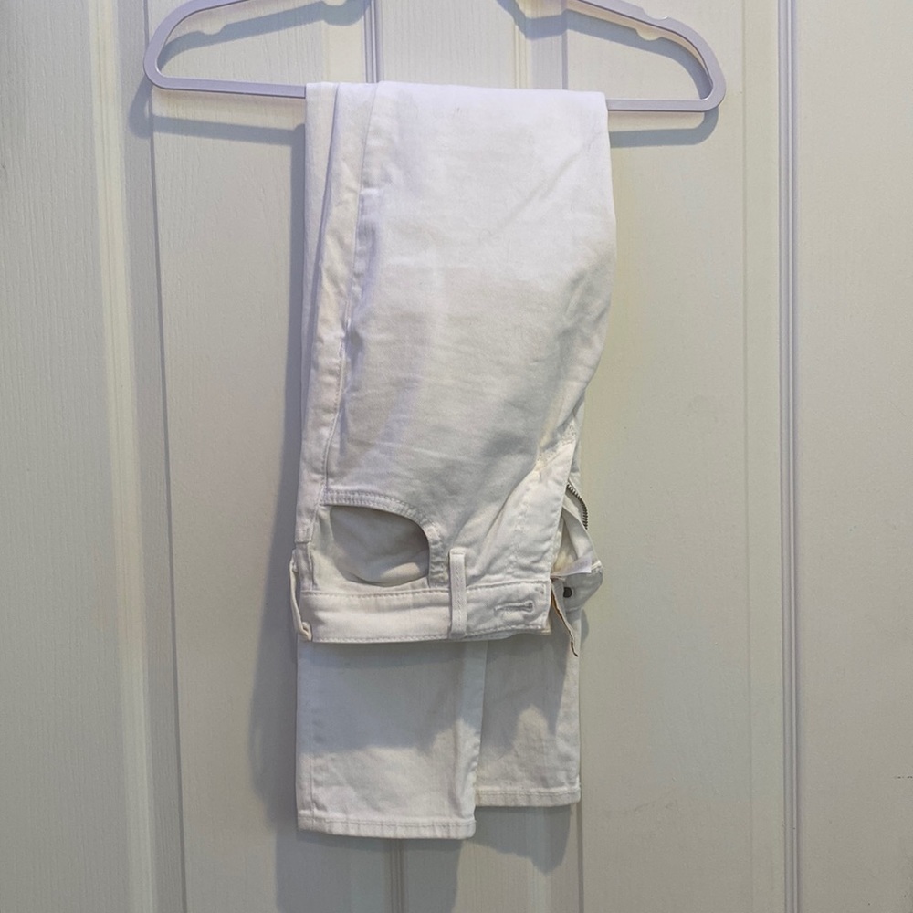 True Religion White straight fitted jeans